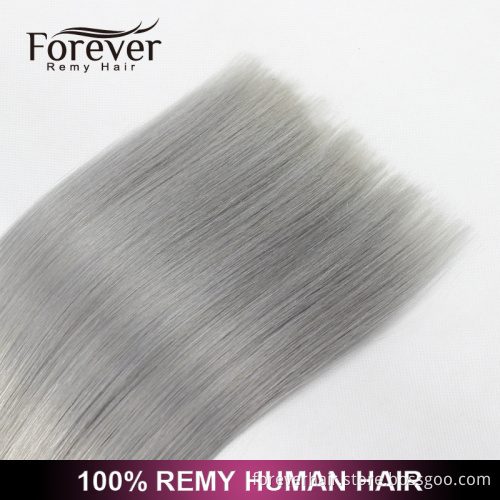 Forever keratin 100 cheap straight remy human #Silver u tip hair extension wholesale